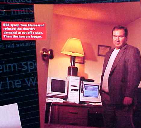 photo of Tom Klemesrud from Wired Magazine December 1995, alt.scientology.war cover story