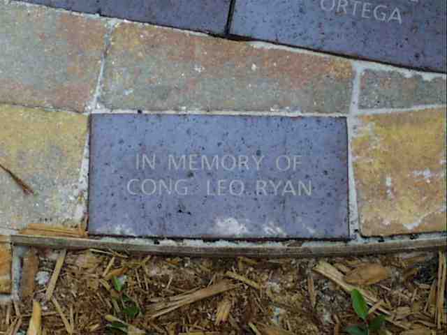 The Brick in Clearwater that I asked Jeff Jacobsen to place in Leo's memory