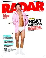 RADAR magazine skewers Tom Cruise and Scientology, image of front cover