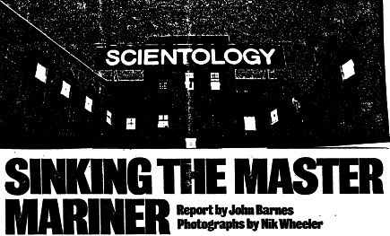 Sunday times magazine uk, Sinking the master mariner, L Ron Hubbard, Oct 28, 1984