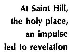 at saint hill the holy place an impulse led to revelation